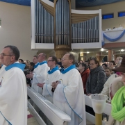 Wprowadzenie kopii cudownej Ikony i Msza Sw. pod przewodnictwem Abp. St. Gądeckiego.