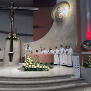 Wprowadzenie kopii cudownej Ikony i Msza Sw. pod przewodnictwem Abp. St. Gądeckiego.