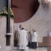 Wprowadzenie kopii cudownej Ikony i Msza Sw. pod przewodnictwem Abp. St. Gądeckiego.