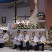 Wprowadzenie kopii cudownej Ikony i Msza Sw. pod przewodnictwem Abp. St. Gądeckiego.