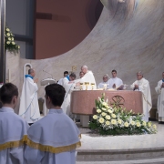 Wprowadzenie kopii cudownej Ikony i Msza Sw. pod przewodnictwem Abp. St. Gądeckiego.