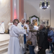 Wprowadzenie kopii cudownej Ikony i Msza Sw. pod przewodnictwem Abp. St. Gądeckiego.