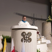 Wprowadzenie kopii cudownej Ikony i Msza Sw. pod przewodnictwem Abp. St. Gądeckiego.