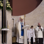 Wprowadzenie kopii cudownej Ikony i Msza Sw. pod przewodnictwem Abp. St. Gądeckiego.