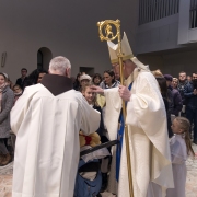 Wprowadzenie kopii cudownej Ikony i Msza Sw. pod przewodnictwem Abp. St. Gądeckiego.