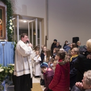 Wprowadzenie kopii cudownej Ikony i Msza Sw. pod przewodnictwem Abp. St. Gądeckiego.