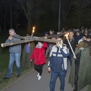 Droga Krzyżowa wokół fortu.