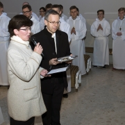 Przekazanie kluczy do naszej świątyni Ks. Jackowi Maćkowiakowi.