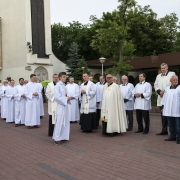 Powitanie Obrazu na placu przykościelnym.