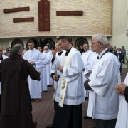 Powitanie Obrazu na placu przykościelnym.