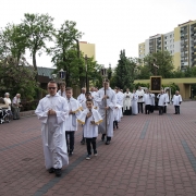 Powitanie Obrazu na placu przykościelnym.