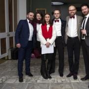 Uroczyste otwarcie Jubileuszowej Bramy Miłosierdzia. Członkowie zespołu Apostolat Jezusa i Maryi.