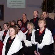 Wspólne wykonanie przez chóry: Wędrowali Trzej Królowie.