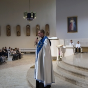 Poświęcenie różańców dzieci I-szo Komunijnych.