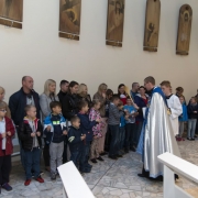 Poświęcenie różańców dzieci I-szo Komunijnych.