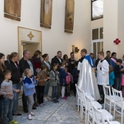 Poświęcenie różańców dzieci I-szo Komunijnych.