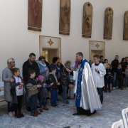 Poświęcenie różańców dzieci I-szo Komunijnych.