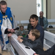 Poświęcenie różańców dzieci I-szo Komunijnych.