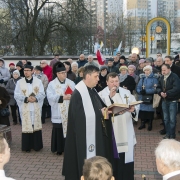 Uroczystość zakończenia Misji Świętych przy Krzyżu misyjnym.