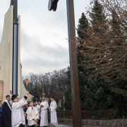 Uroczystość zakończenia Misji Świętych przy Krzyżu misyjnym.