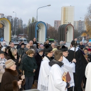 Uroczystość zakończenia Misji Świętych przy Krzyżu misyjnym.