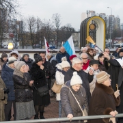 Uroczystość zakończenia Misji Świętych przy Krzyżu misyjnym.