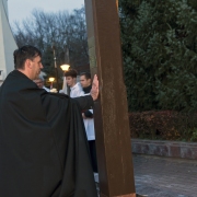 Uroczystość zakończenia Misji Świętych przy Krzyżu misyjnym.