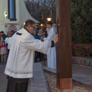 Uroczystość zakończenia Misji Świętych przy Krzyżu misyjnym.