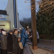 Uroczystość zakończenia Misji Świętych przy Krzyżu misyjnym.