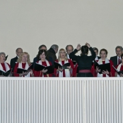 Chór "Hasło" pod dyr. Kateryny Ciszak.