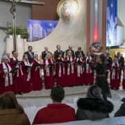 Chór "Hasło" pod dyr. Kateryny Ciszak.