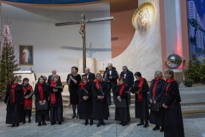Koncert kolęd w wykonaniu chóru „Canticum Novum” z parafii Opatrzności Bożej w Poznaniu