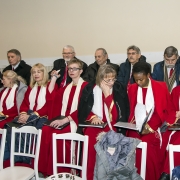 Chór Hasło wykonuje kolędy.