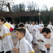 Suma Odpustowa której przewodniczył Ks. Kanonik Stanisław Walewicz.