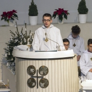 Suma Odpustowa której przewodniczył Ks. Kanonik Stanisław Walewicz.