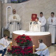 Suma Odpustowa której przewodniczył Ks. Kanonik Stanisław Walewicz.