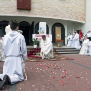 Zakończenie Uroczystości Bożego Ciała.
