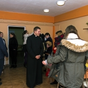 Śniadanie w Centrum Duszpasterskim po mszy roratniej,