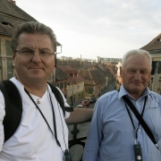 Sibiu - na żelazanym moście Kłamców.