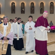 Sakrament bierzmowania, które udzielił ks. Arcybiskup Stanisław Gądecki.
