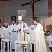 Sakrament bierzmowania, które udzielił ks. Arcybiskup Stanisław Gądecki.