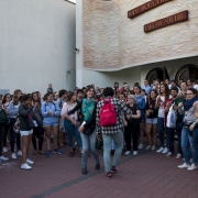 Wieczorma msza św. z udziałem przybyłych do Polski pielgrzymów.