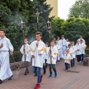 Ks. Neoprezbiter Łukasz Krawczyk odprawia Mszę Św. Sekundycyjną