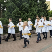 Ks. Neoprezbiter Łukasz Krawczyk odprawia Mszę Św. Sekundycyjną
