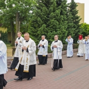 Ks. Neoprezbiter Łukasz Krawczyk odprawia Mszę Św. Sekundycyjną