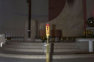 Uroczystość odnowienia przyrzeczeń chrzcielnych, poświęcenie świece i alb 2016.