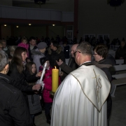 Uroczystość odnowienia przyrzeczeń chrzcielnych, poświęcenie świece i alb 2016.