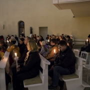 Uroczystość odnowienia przyrzeczeń chrzcielnych, poświęcenie świece i alb 2016.