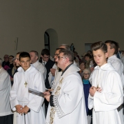 Akt oddania parafii Św. Rodziny Matce Bożej.