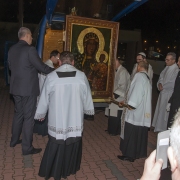 Pożegnanie kopii Obrazu Matki Bożej Częstochowskiej.